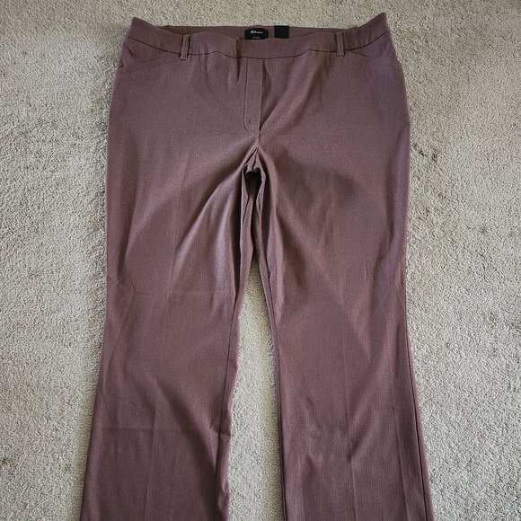 Reitmans Brown Straight Leg Pants - Picture 5 of 6